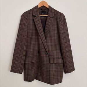 Madewell Caldwell Blazer in Hedden Plaid